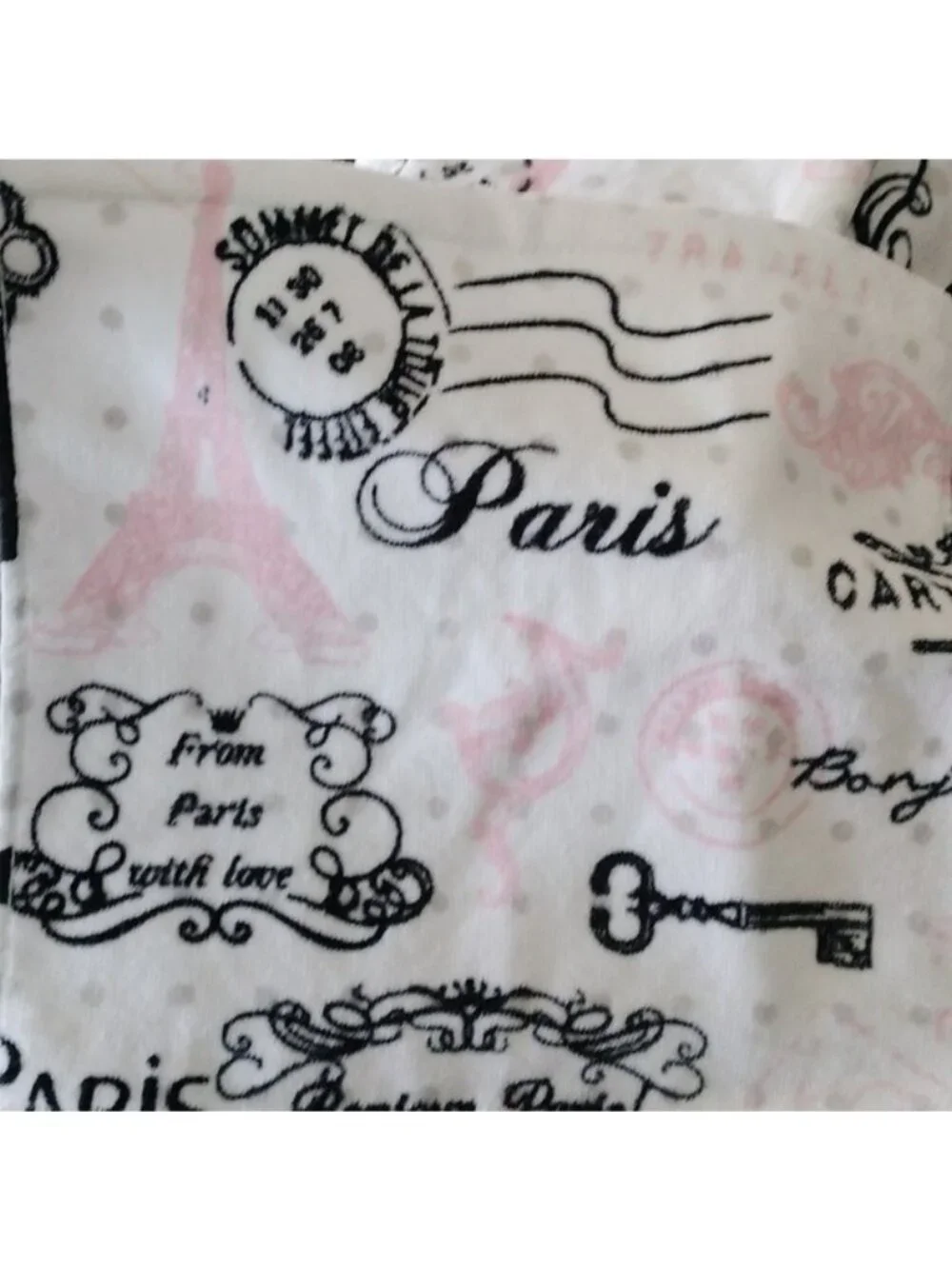 From Paris With Love Towels, Set of 3 Bath, Hand and Wash